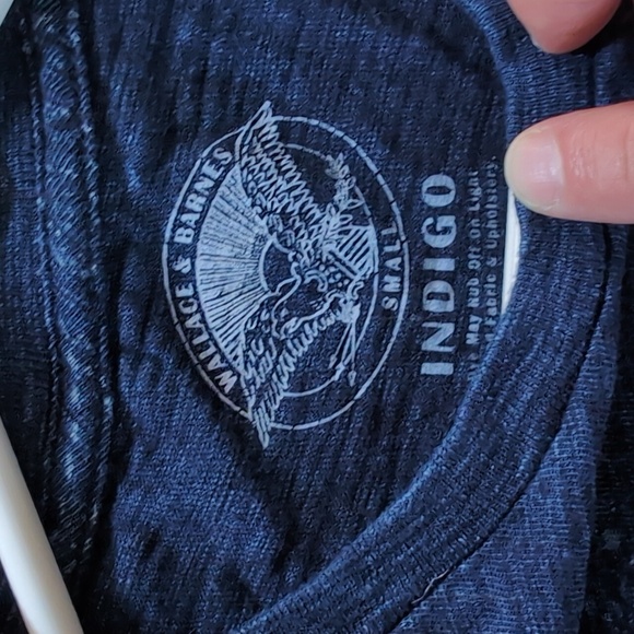 Wallace & Barnes Indigo-dyed T-shirt - Picture 2 of 8